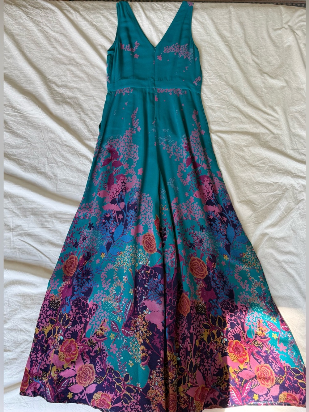 Anthropologie Maeve Andalusia Jumpsuit with pockets, Size: 4 - Picture 5 of 6